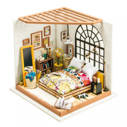Robotime Rolife миниатюрна къща  Alice`s Dreamy Bedroom 3D 