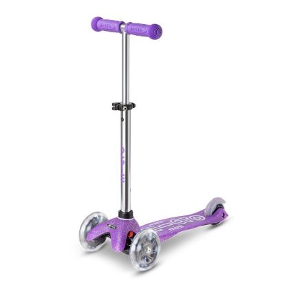  Micro Mini Deluxe Fairy Glitter LED Purple тротинетка