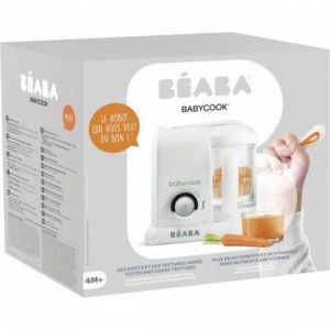 Beaba Babycook® Solo White/silver уред за приготвяне на храна
