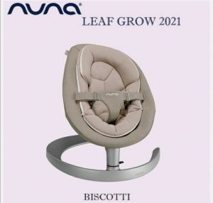 Nuna Leaf Grow Biscotti + дъга с играчки