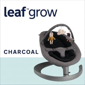Nuna Leaf Grow Charcoal + дъга с играчки