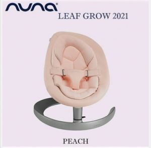 Nuna Leaf Grow Peach + дъга с играчки