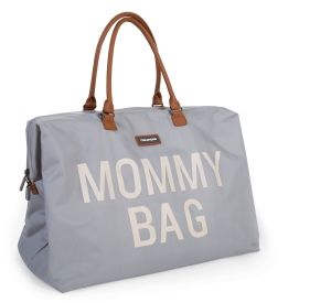 CHILDHOME чанта Mommy Bag сиво/бяло