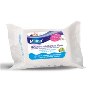 Milton Антибактериални кърпички за повърхности х30 броя 