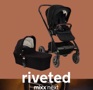 Nuna Mixx Next Riveted комбинирана детска количка Лимитирана серия 2 в 1