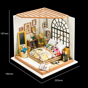 Robotime Rolife миниатюрна къща  Alice`s Dreamy Bedroom 3D "Направи си сам"