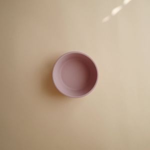 Mushie силиконова купа с вакуум Soft Lilac