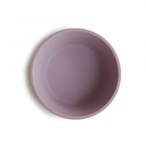 Mushie силиконова купа с вакуум Soft Lilac