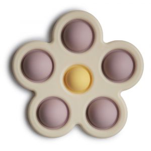 Mushie образователна играчка Цвете Soft Lilac
