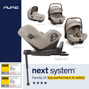 Nuna TODL Next Granite стол за кола 0-19 кг., I-Size стандарт