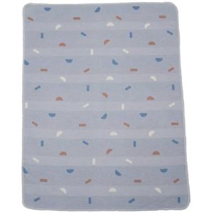David Fussenegger Бебешко одеяло Juwel 70х90 "Геометрични форми" синьо