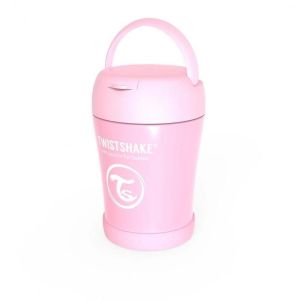 Twistshake Контейнер за храна от неръждаема стомана 6+ месеца розов