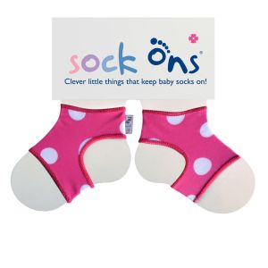 Държачи за чорапи 6-12 месеца Pink Spot