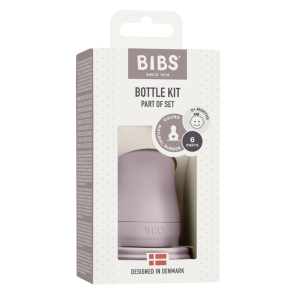 BIBS Комплект за стъклено шише Dusky Lilac