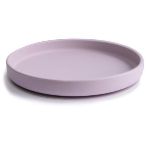 Mushie силиконова чиния Classic с вакуум Soft Lilac