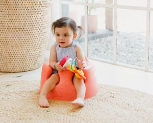 BUMBO бебешко столче за под от пяна Cool Grey