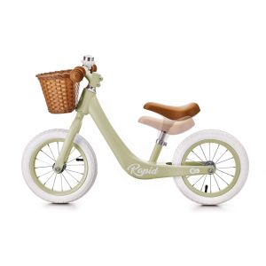 KinderKraft Rapid колело за баланс Savannah green