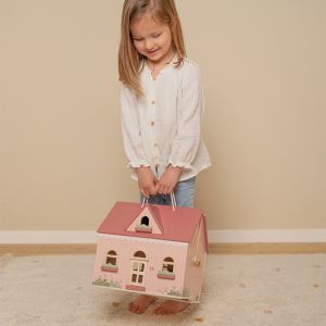 Little Dutch Дървена преносима къща за кукли 
