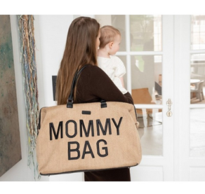 CHILDHOME Mommy bag чанта за мама Raffia Look