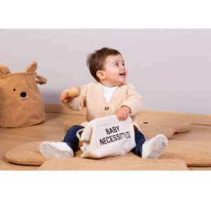 CHILDHOME Несесер бебешки принадлежности Teddy бял