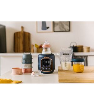 BEABA Multi Milk Мултифункционален Нагревателен Уред За Затопляне На Бутилки И Шишета С Бебешка Храна, Night Blue