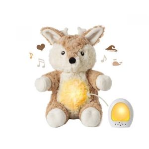 Cloud B Успокояваща играчка за бебе с мелодии и мека светлина LoveLight™ - Finley Fawn