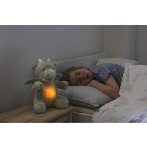 Cloud B Успокояваща играчка за бебе с мелодии и мека светлина LoveLight™ - Drake the Dragon