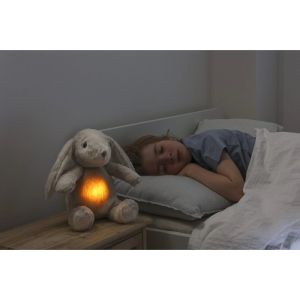 Cloud B Успокояваща играчка за бебе с мелодии и мека светлина LoveLight™ - Billy the Bunny