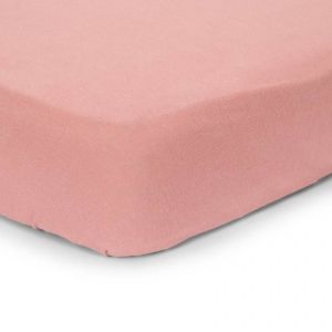 Little Dutch Чаршаф с Ластик за Единично Легло 90х200 см Pure Pink Blush