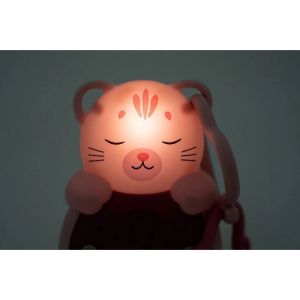 Cloud B играчка с успокояващи звуци за път Sweet Dreamz On the Go™ - Cat