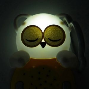 Cloud B играчка с успокояващи звуци за път Sweet Dreamz On the Go™ - Owl Brown