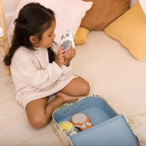 Cloud B играчка с успокояващи звуци за път Sweet Dreamz On the Go™ - Owl Grey