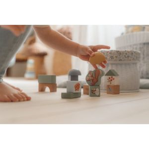 Little Dutch Дървени Кубчета в Кутия Forest Friends