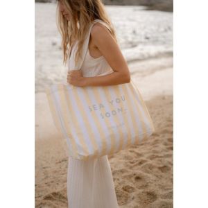 Little Dutch Плажна Чанта Beach Sunny Yellow
