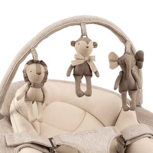 Nuna Leaf Grow Teddy + дъга с играчки 