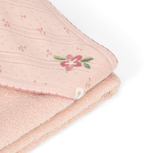 LITTLE DUTCH Бебешка Хавлия с Качулка Pure Blossom 75х75 cm