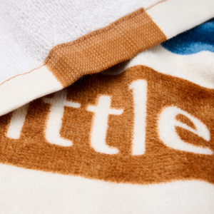 Little Dutch Детска Хавлиена Плажна Кърпа Ocean World Brown Stripe 