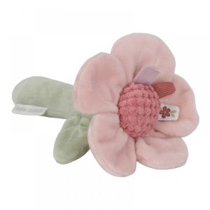 Little Dutch Бебешка Дрънкалка Розово Цвете Fairy Garden