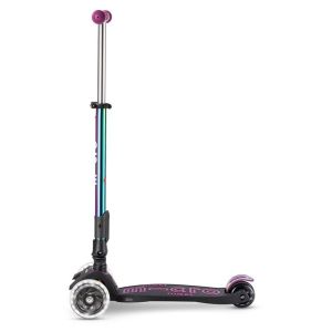 Micro Maxi Deluxe Foldable LED Neochrome Purple тротинетка
