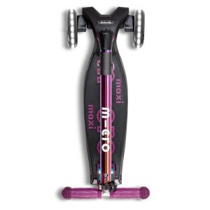 Micro Maxi Deluxe Foldable LED Neochrome Purple тротинетка