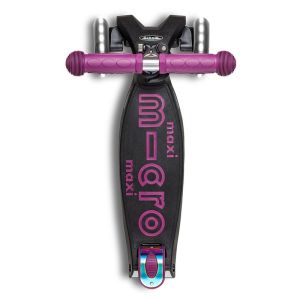 Micro Maxi Deluxe Foldable LED Neochrome Purple тротинетка