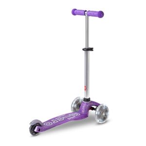  Micro Mini Deluxe Fairy Glitter LED Purple тротинетка
