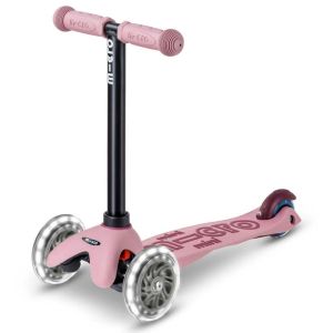 Micro Mini2Grow Deluxe LED Dusty Rose тротинетка 4 в 1