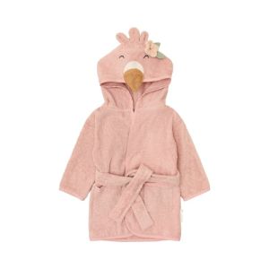 Little Dutch Бебешки Халат за Баня Flamingo Pink  86-92