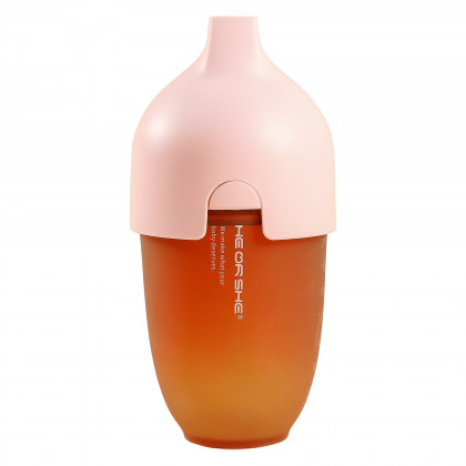 He Or She силиконово шише за хранене 240мл. Pink