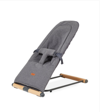CHILDHOME Сгъваем шезлонг за люлеене EVOLUX, Natural Anthracite