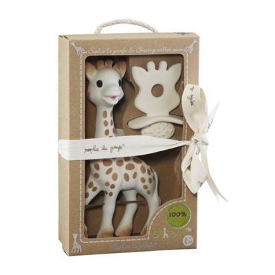 Подаръчен комплект "Софи жирафчето и гума за дъвчене" от колекцията "So pure"