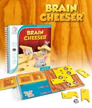 Smart Games логическа магнитна игра за път Brain Cheeser