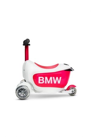 Micro Mini 2 Go Deluxe BMW тротинетка White/Raspberry Red