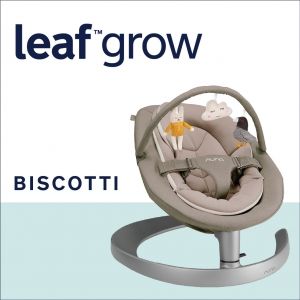 Nuna Leaf Grow Biscotti + дъга с играчки
